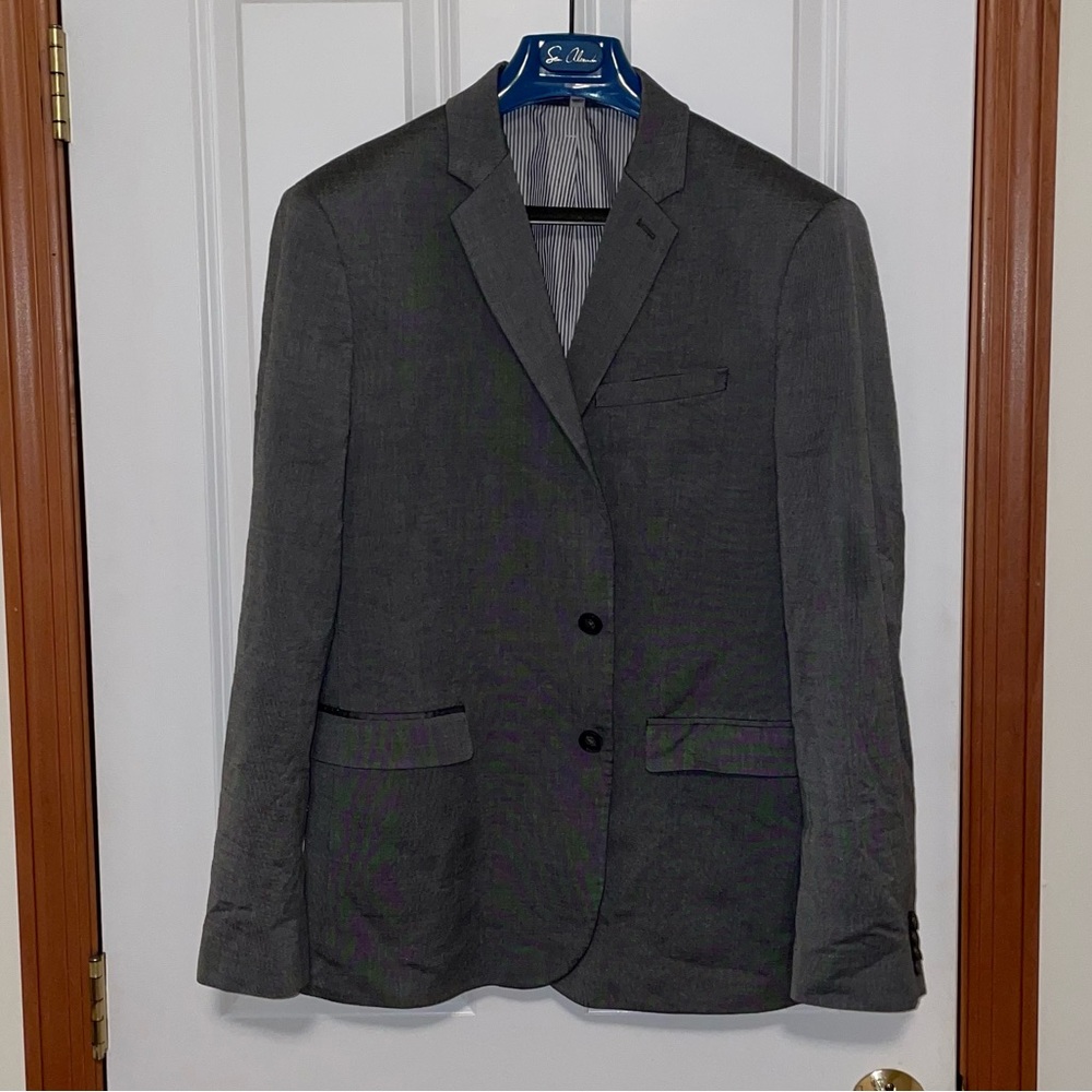 Express Gray 2 Button Blazer - 42R